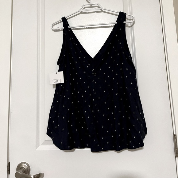 O’Neill Navy Blue V-neck tank Brand New with Tags - Picture 2 of 3